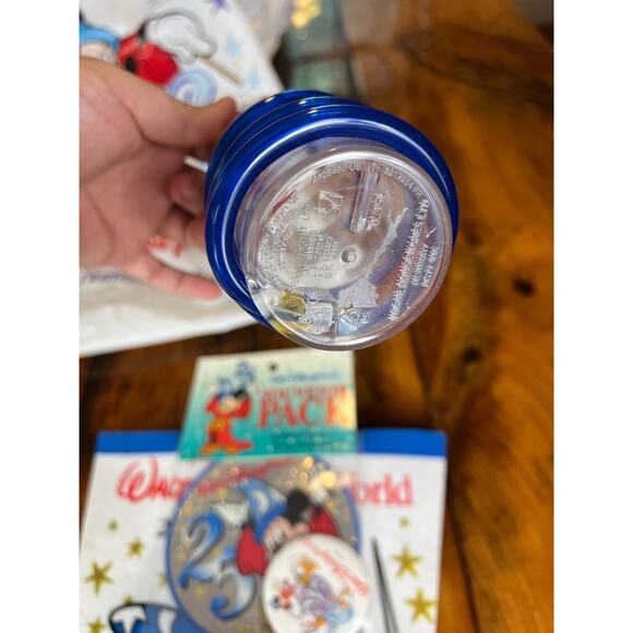 Vintage Walt Disney World 25 year Souvenir Pack banners button cups & pens - Picture 12 of 14